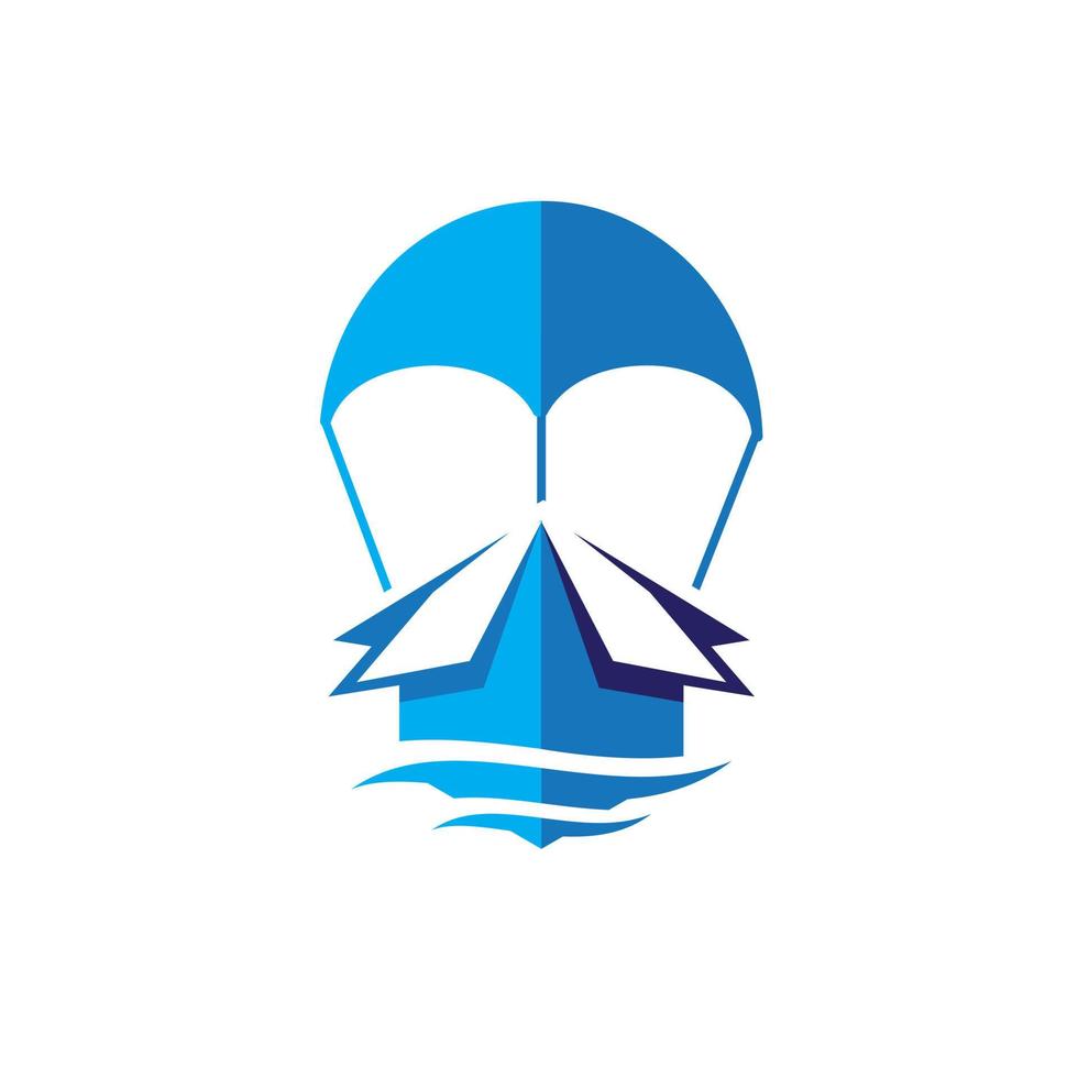 Drop ship, or shipping icon vector concept