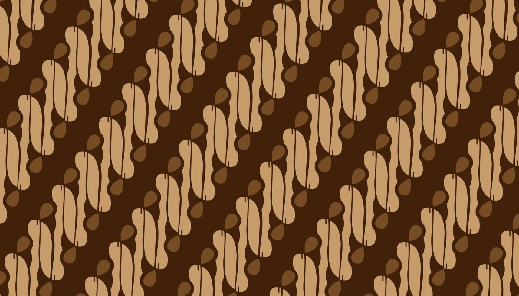 Vector batik parang brown