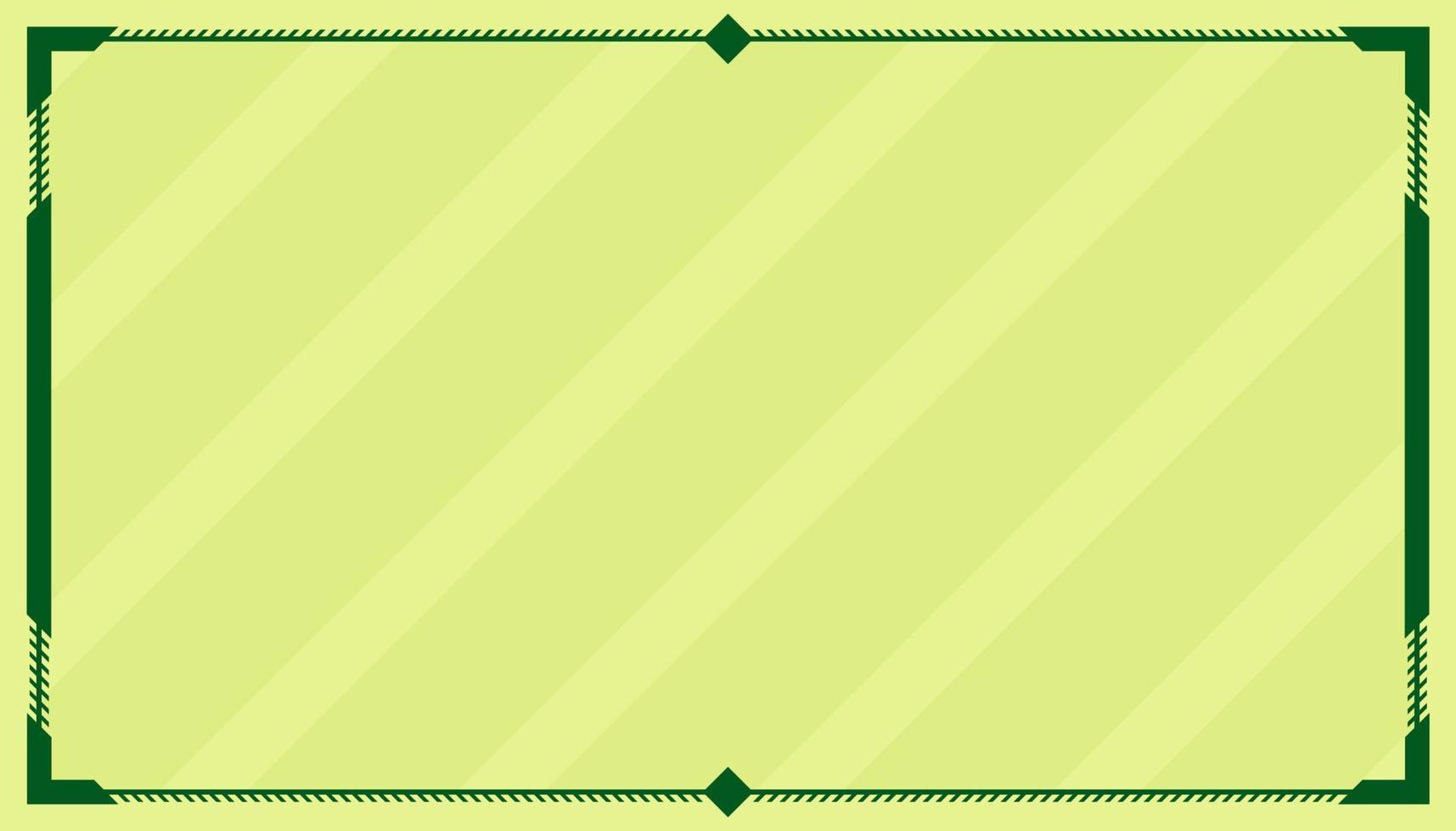 Vector background abstract border line green