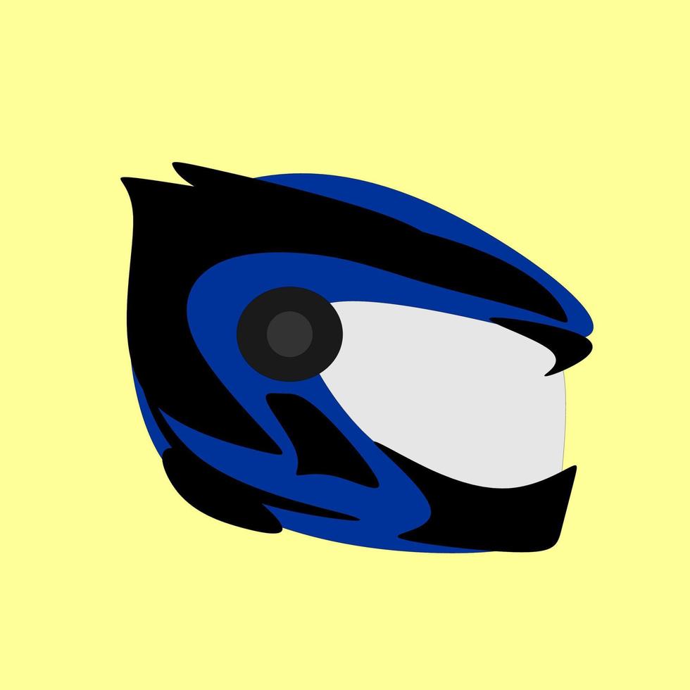 Blue Helmet illustration vector