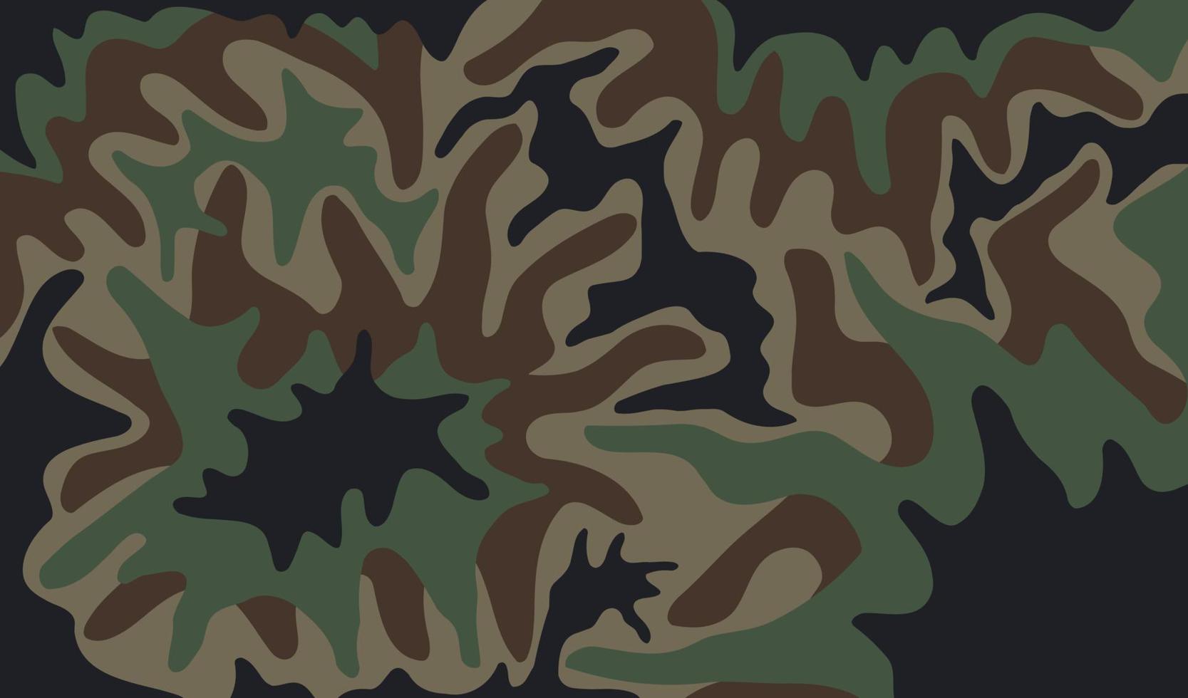 abstract camouflage jungle forest army pattern soldier wide background vector