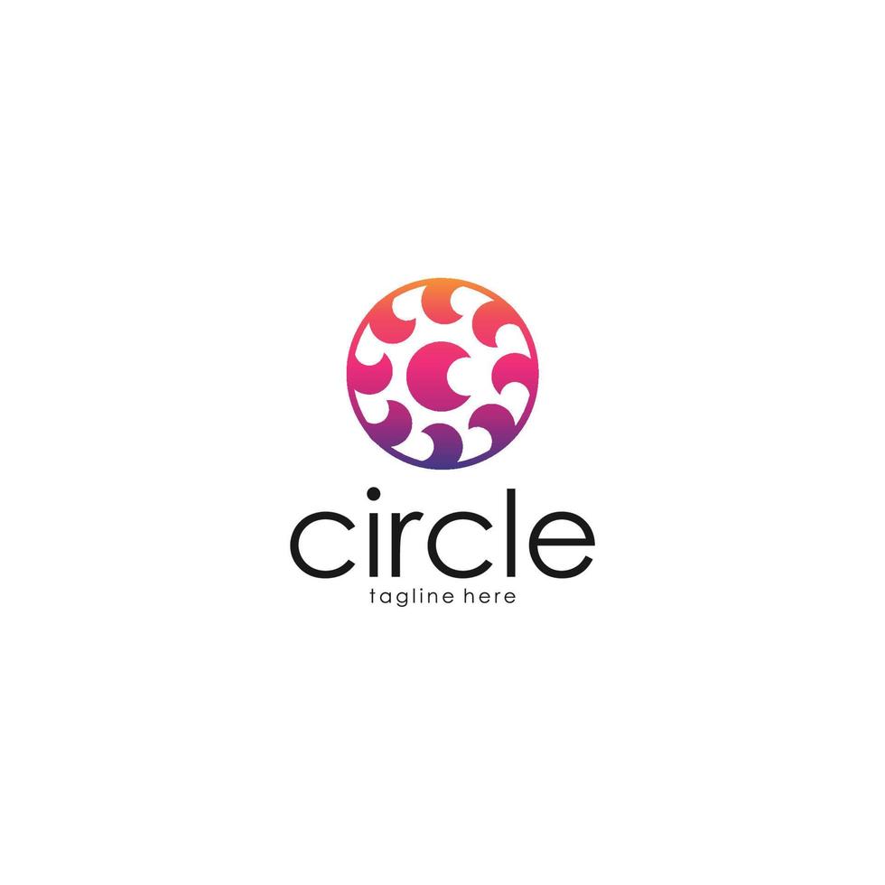 Abstract eye logo. Corporate identity design element. Retina circle scanner, personality eye identification, iris id lock logotype idea. Security, protect concept. Eye Vector icon.
