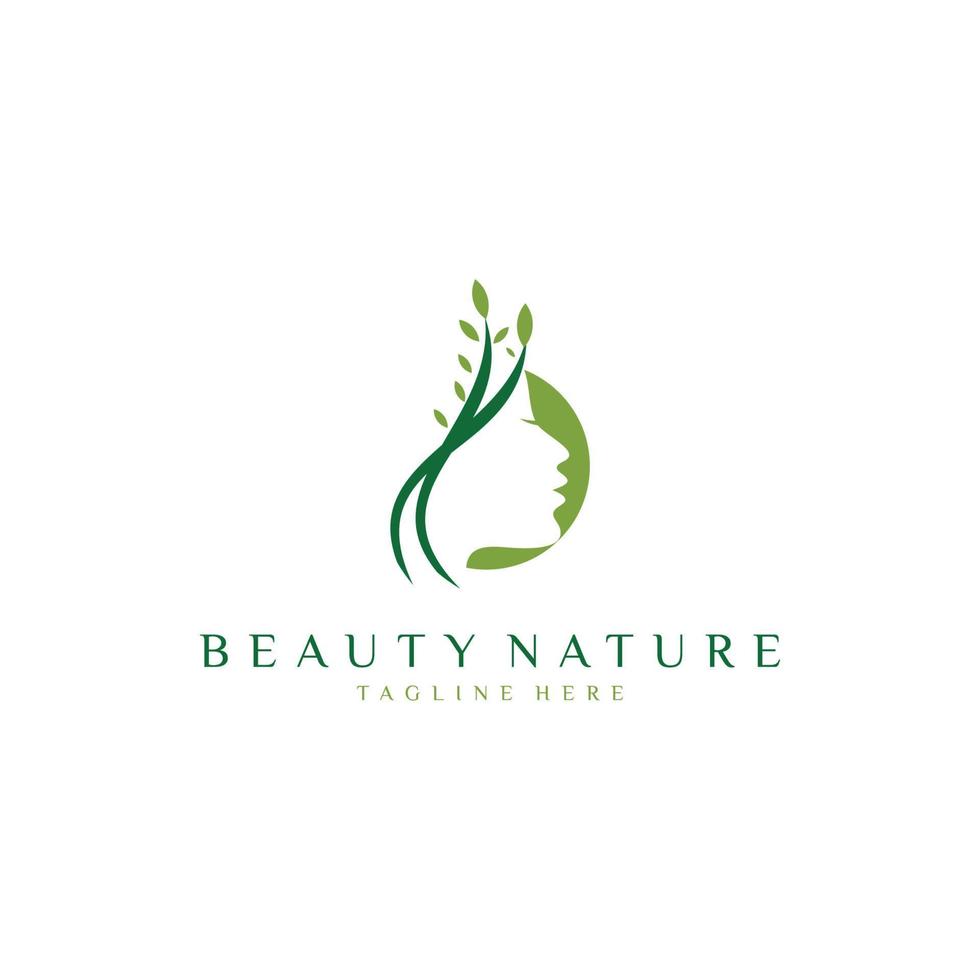 logotipo de mujer de belleza. spa, moda, maquillaje, peluquería chica logotipo concepto icono estilo lineal vector