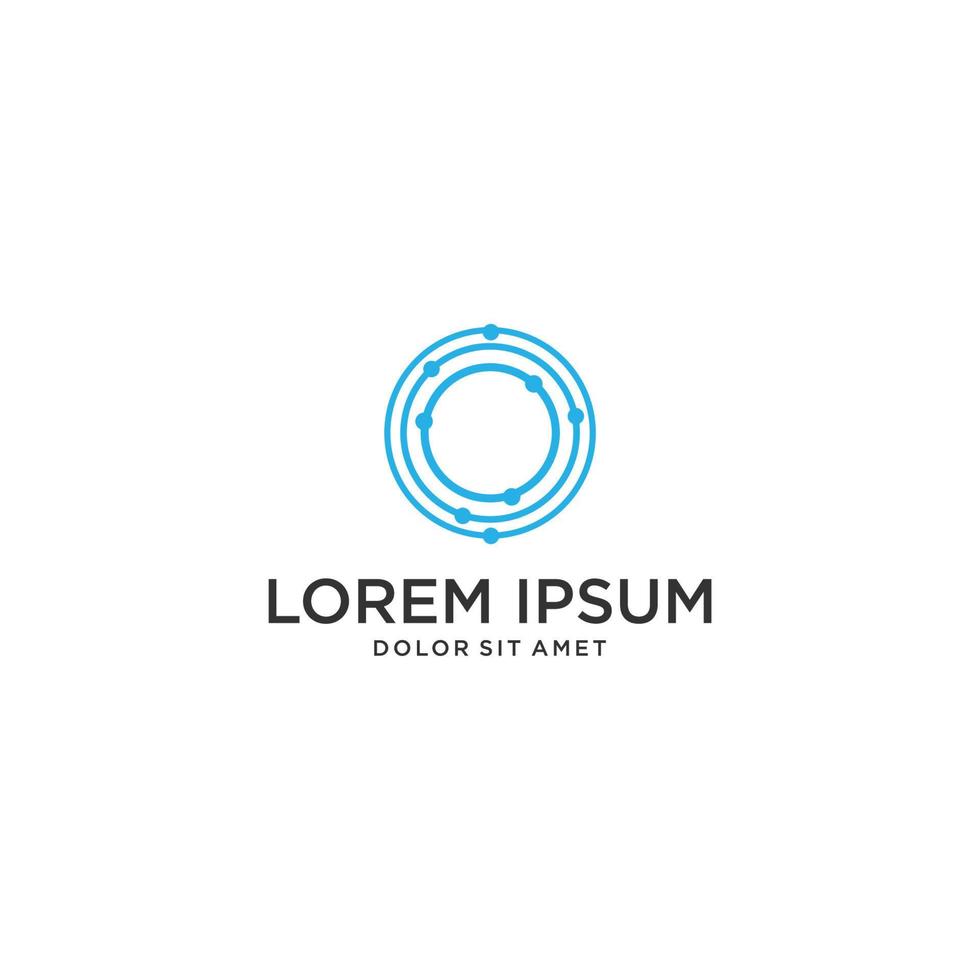 Vector logo design template for business. Innovation sign.