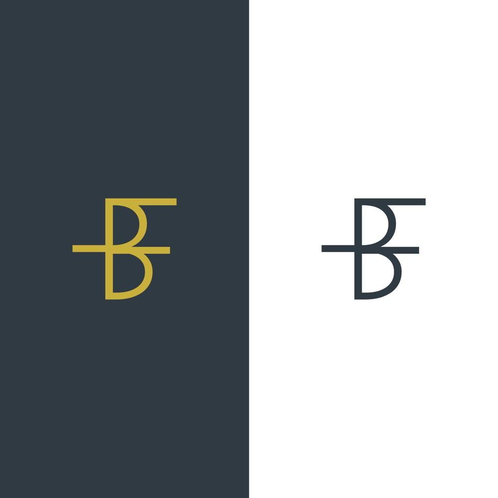Abstract Letter Initial Vector Logo Design Template