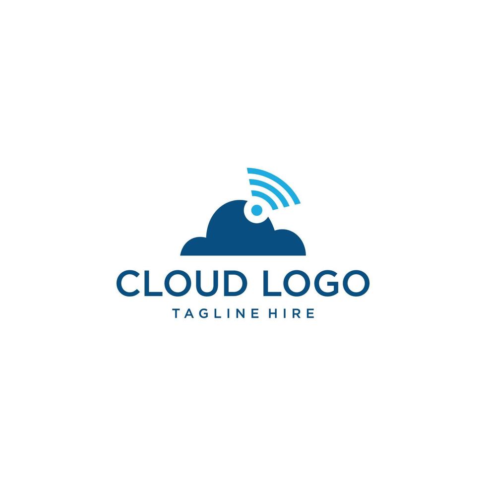cloud logo. cloud computing template. creative. internet global. upload. data transfer. download website. technology icon. network symbol. vector
