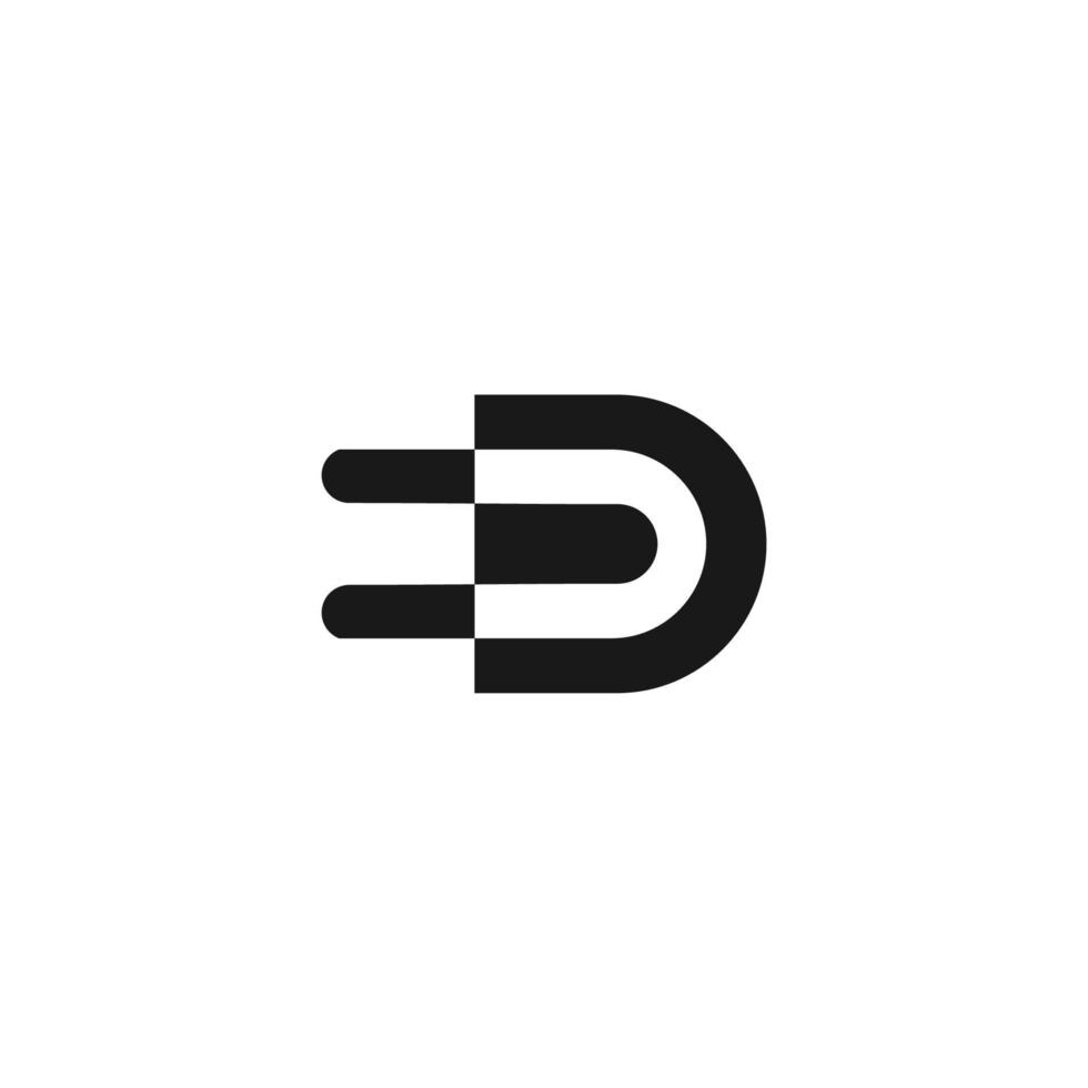 Thunder Bolt Voltage and Plug Logo Electrical Logo vector