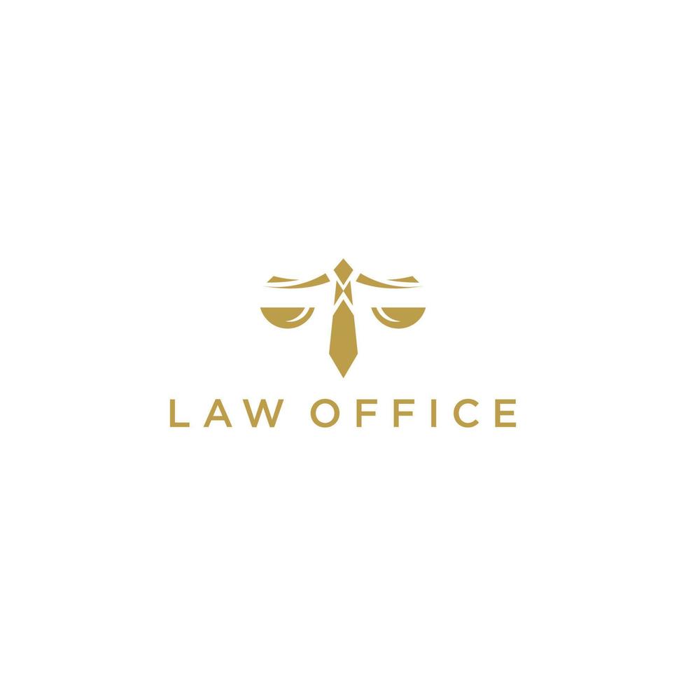 attorney and law business logo design concept, vector illustration.