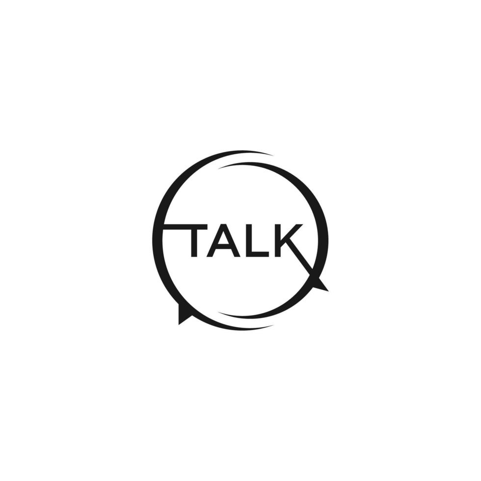 talk logo vector modern illustration graphic