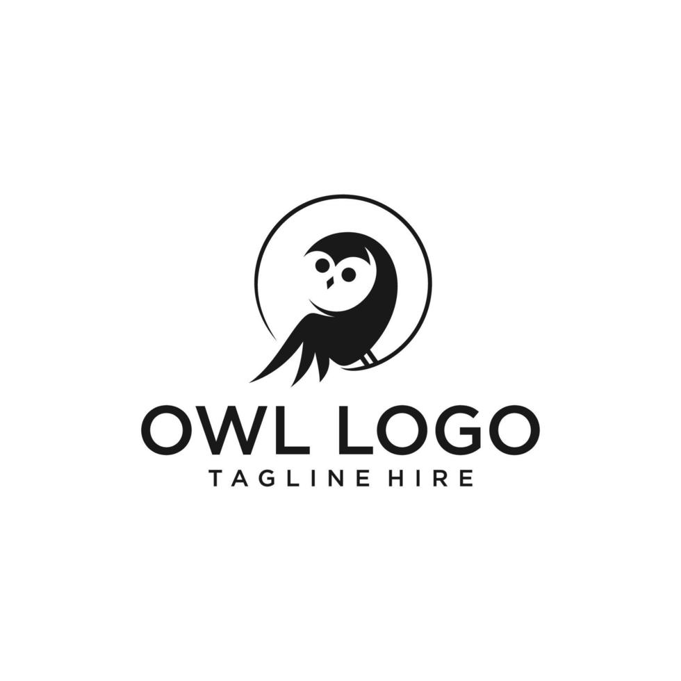 Owl Bird Animal Head Face Line Logo Design Inspiration 7643375 Vector ...