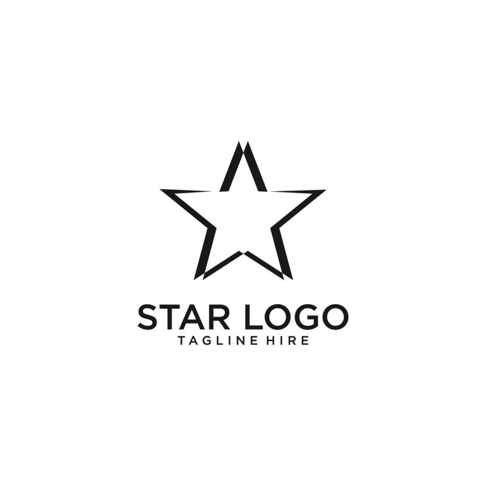 Star icon Template vector illustration design
