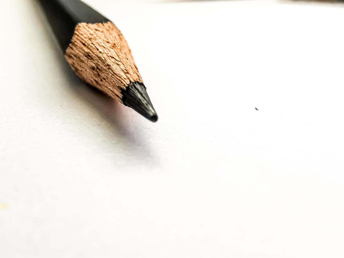 pencil on a white background photo