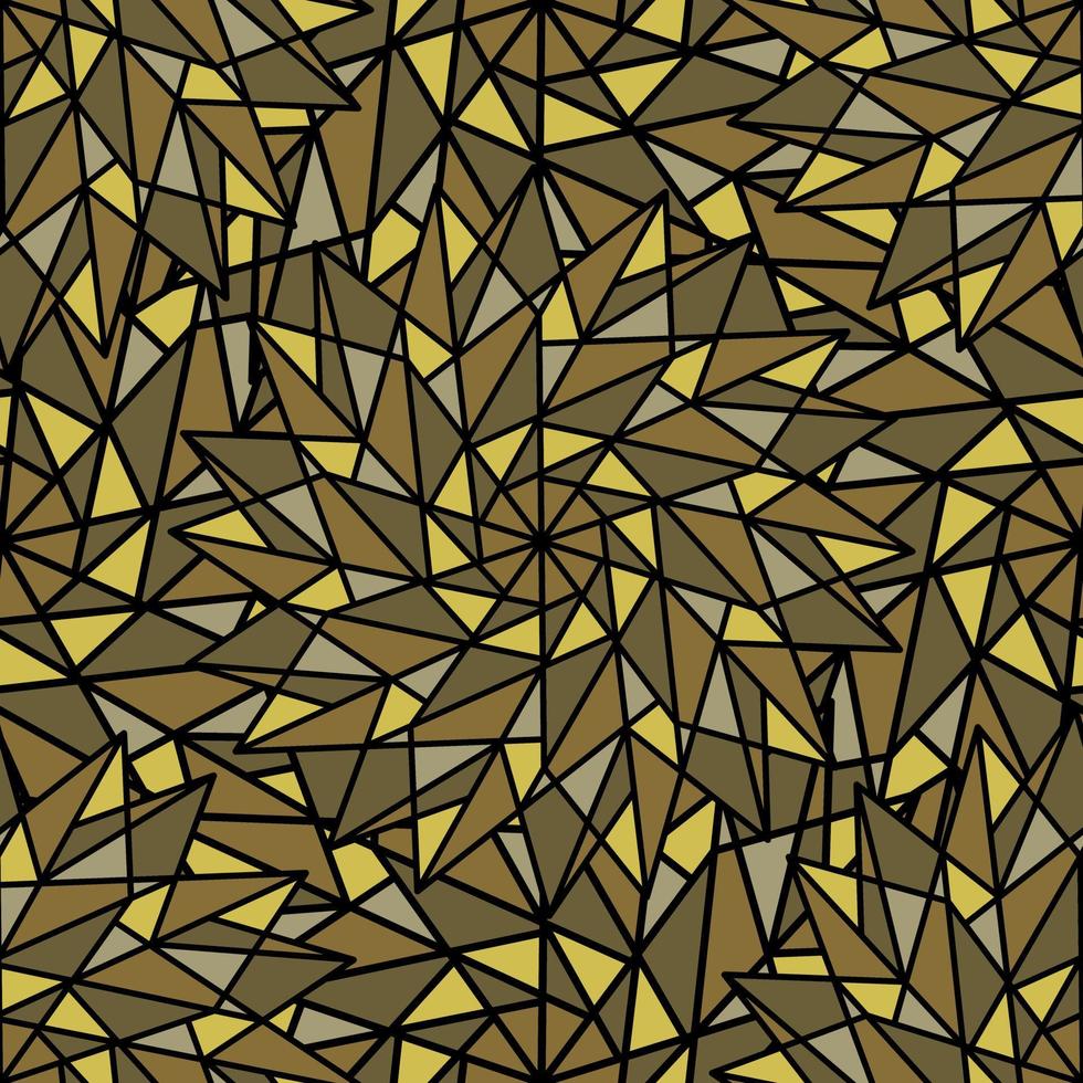 ABSTRACT BEIGE VECTOR SEAMLESS BACKGROUND WITH COMPLEX GEOMETRIC STARS IN THE FORM OF A KALEIDOSCOPE