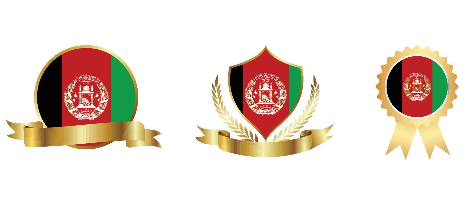 Afghanistan flag icon . web icon set . icons collection flat. Simple vector illustration.