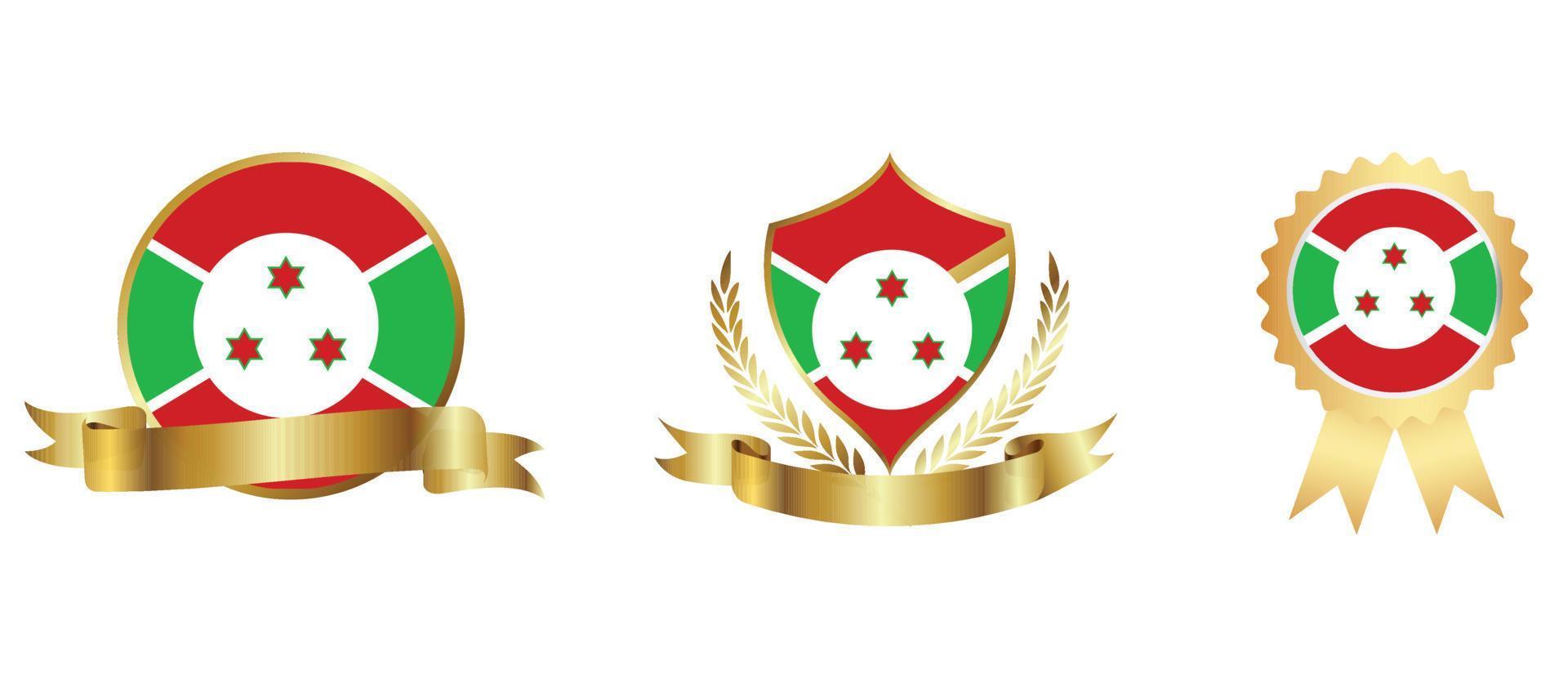 Burundi flag icon . web icon set . icons collection flat. Simple vector illustration.