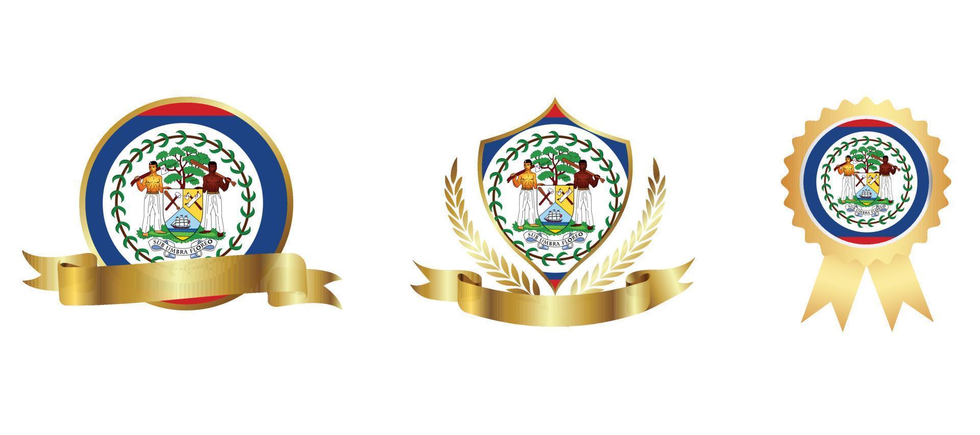 Belize flag icon . web icon set . icons collection flat. Simple vector illustration.