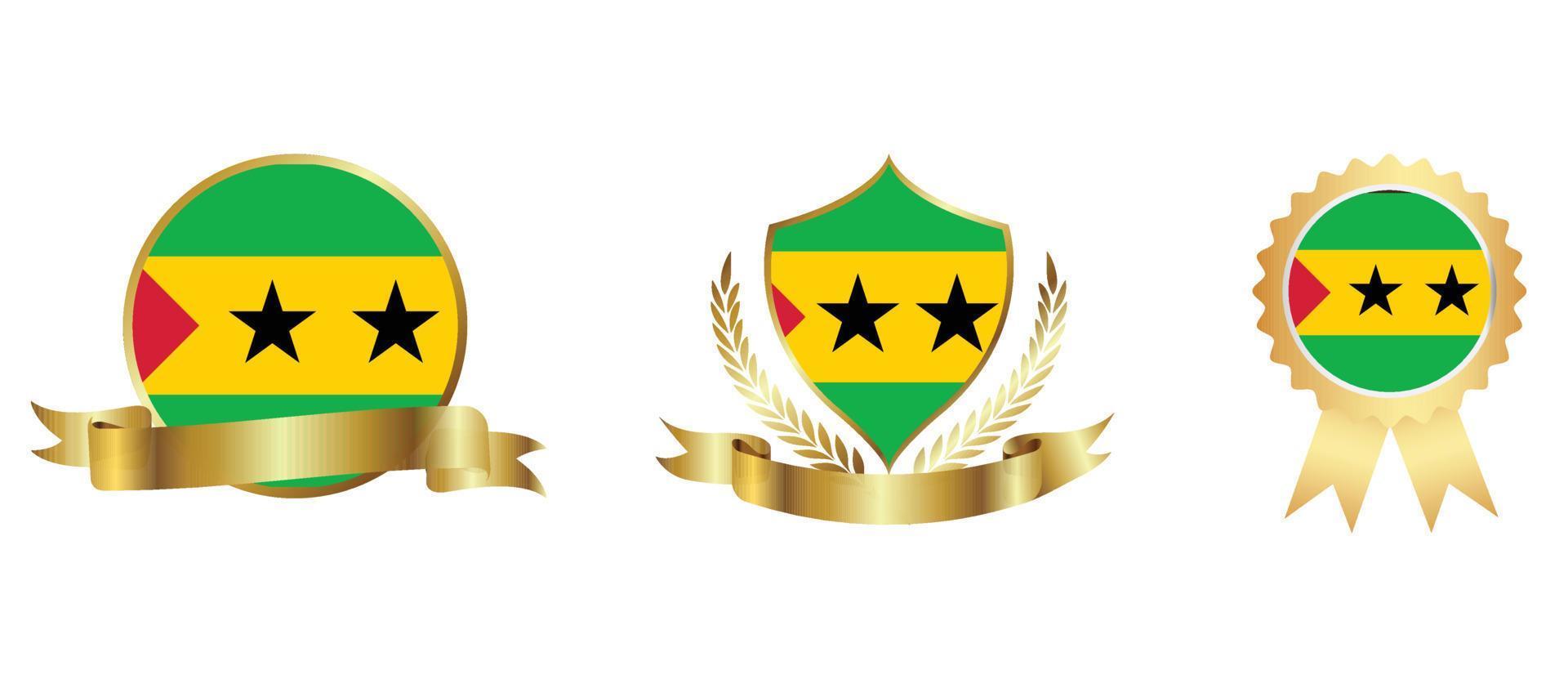 Sao Tome and Principe flag icon . web icon set . icons collection flat. Simple vector illustration.