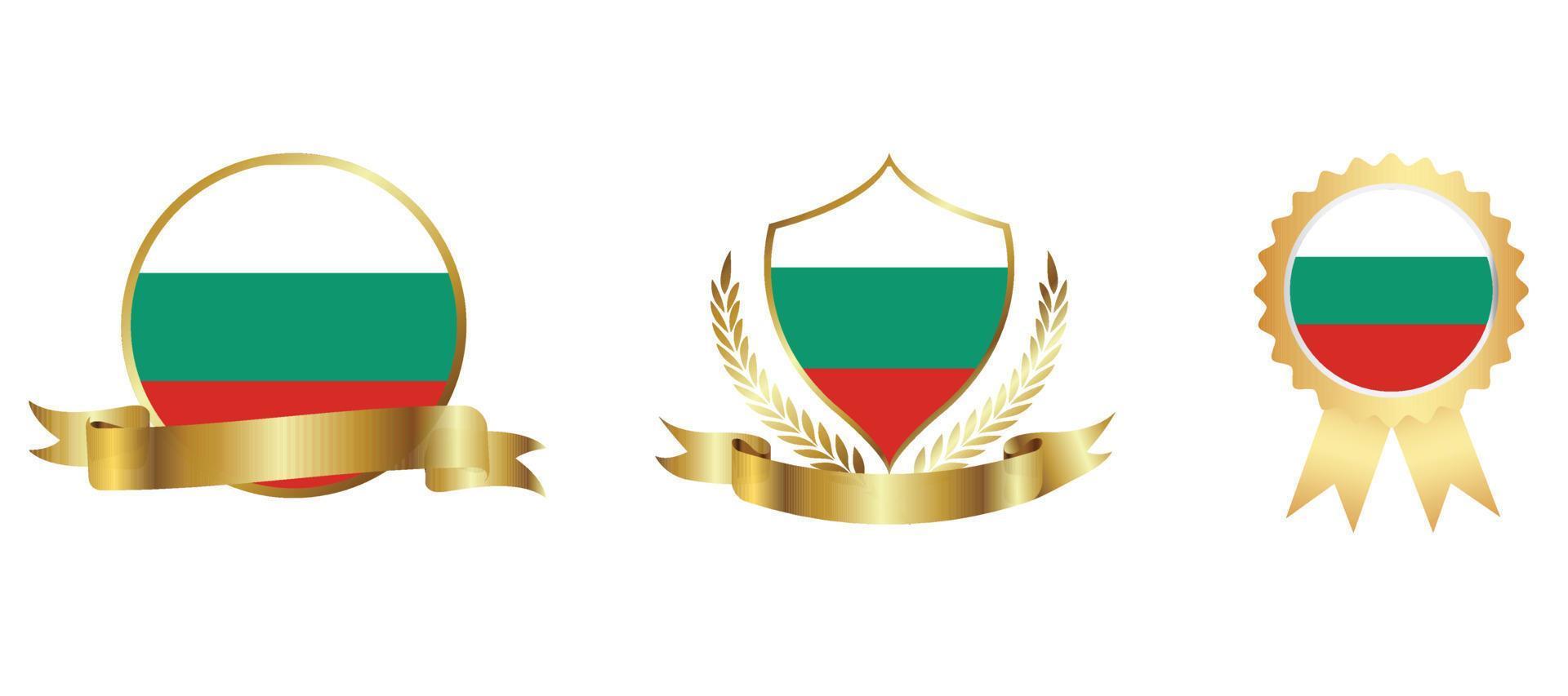 Bulgaria flag icon . web icon set . icons collection flat. Simple vector illustration.
