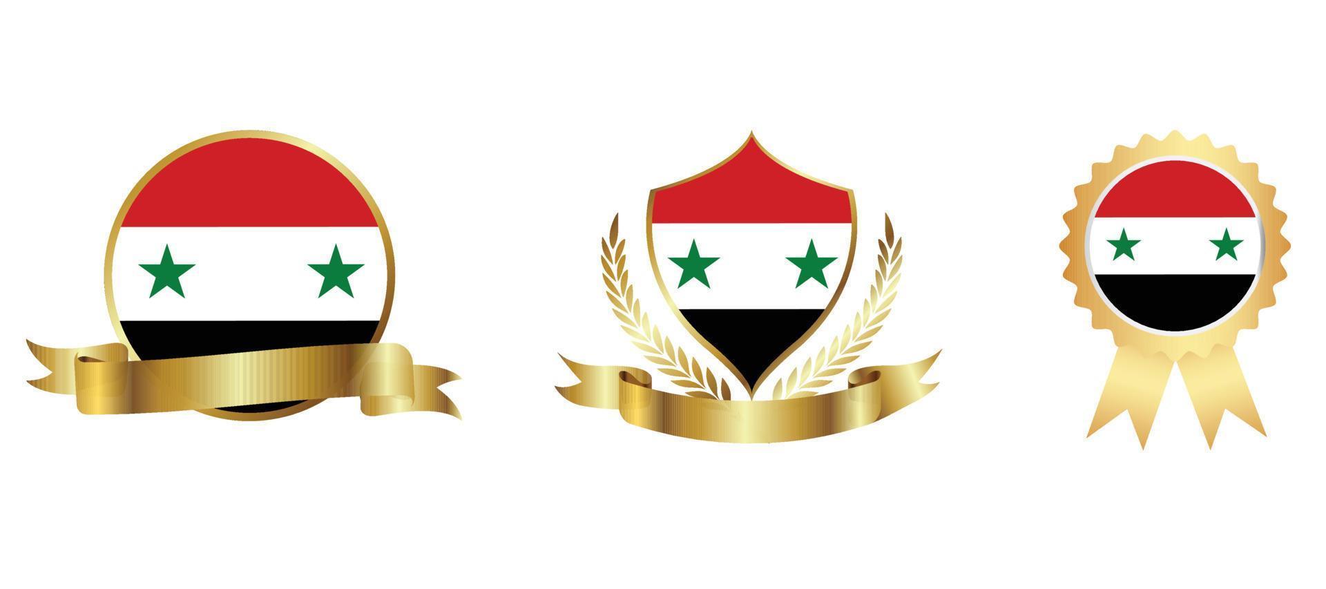 Syria flag icon . web icon set . icons collection flat. Simple vector illustration.