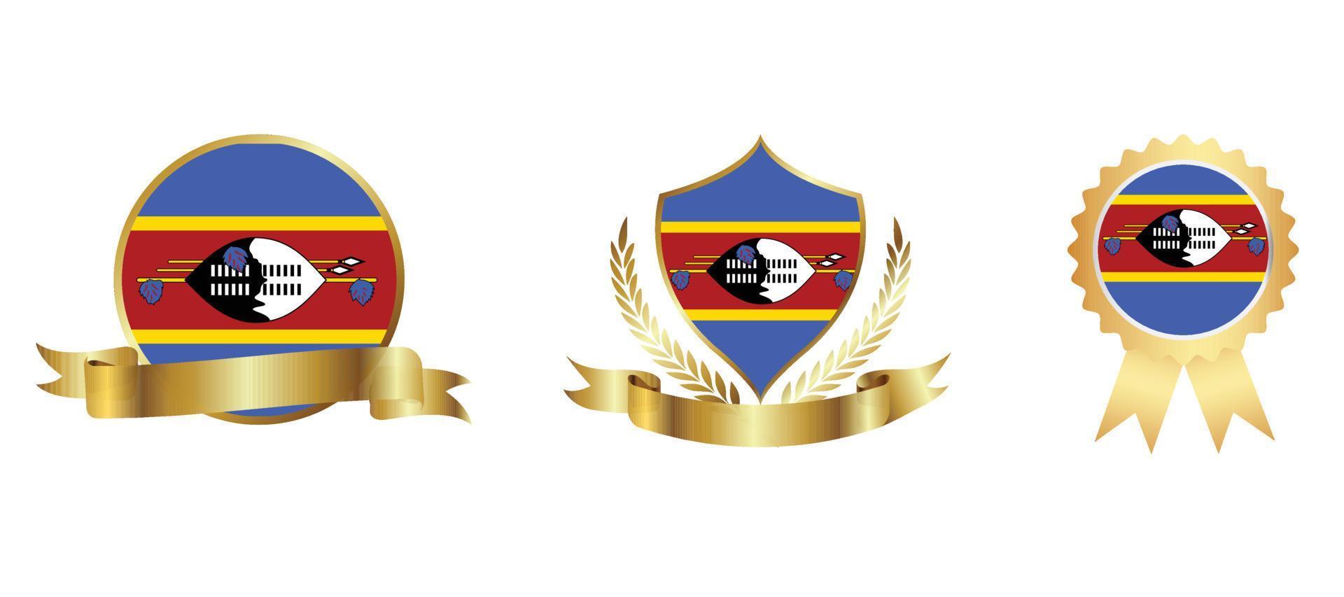 Swaziland flag icon . web icon set . icons collection flat. Simple vector illustration.