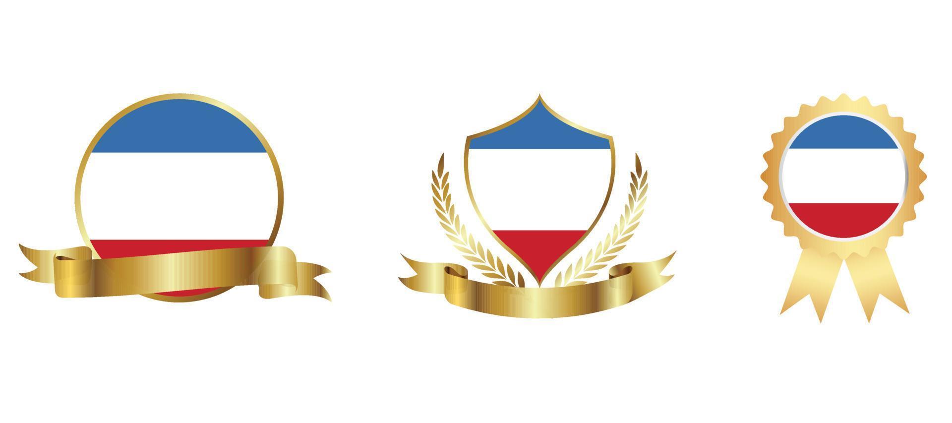 Crimea flag icon . web icon set . icons collection flat. Simple vector illustration