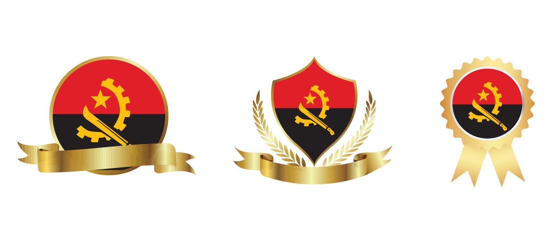angola flag icon . web icon set . icons collection flat. Simple vector illustration.