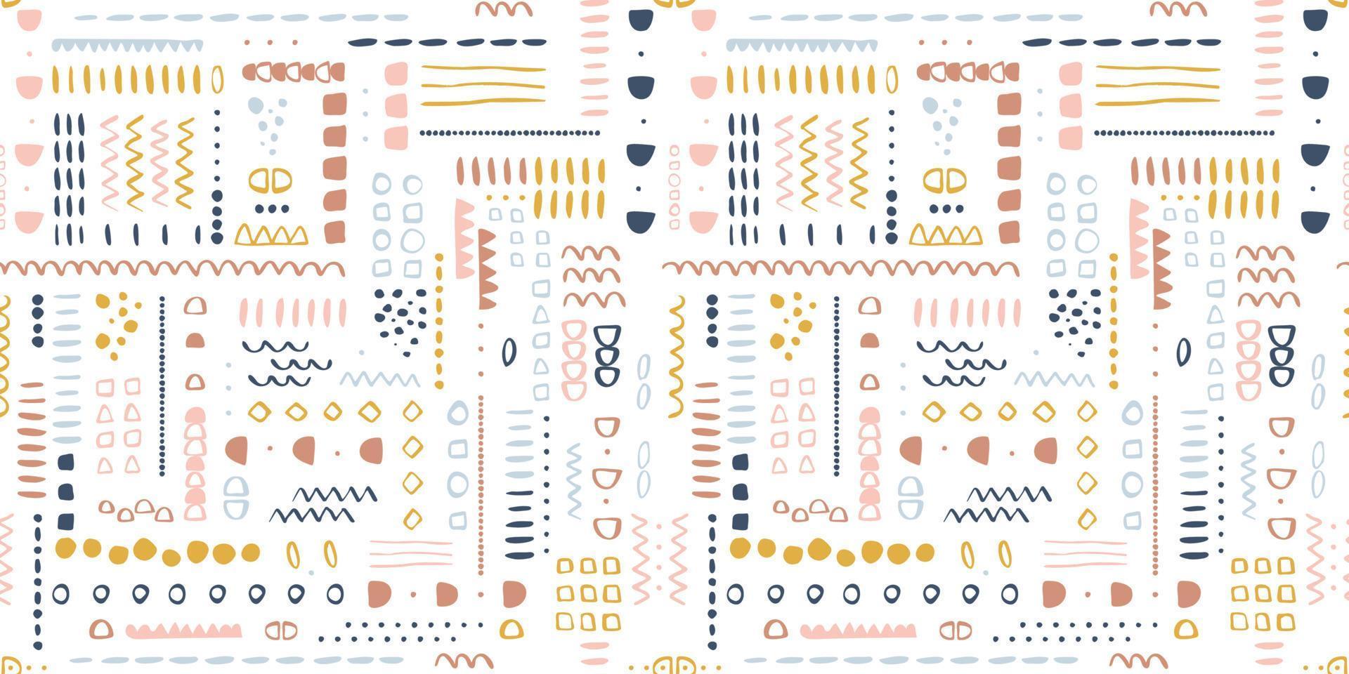Vector seamless surface pattern design Childish background