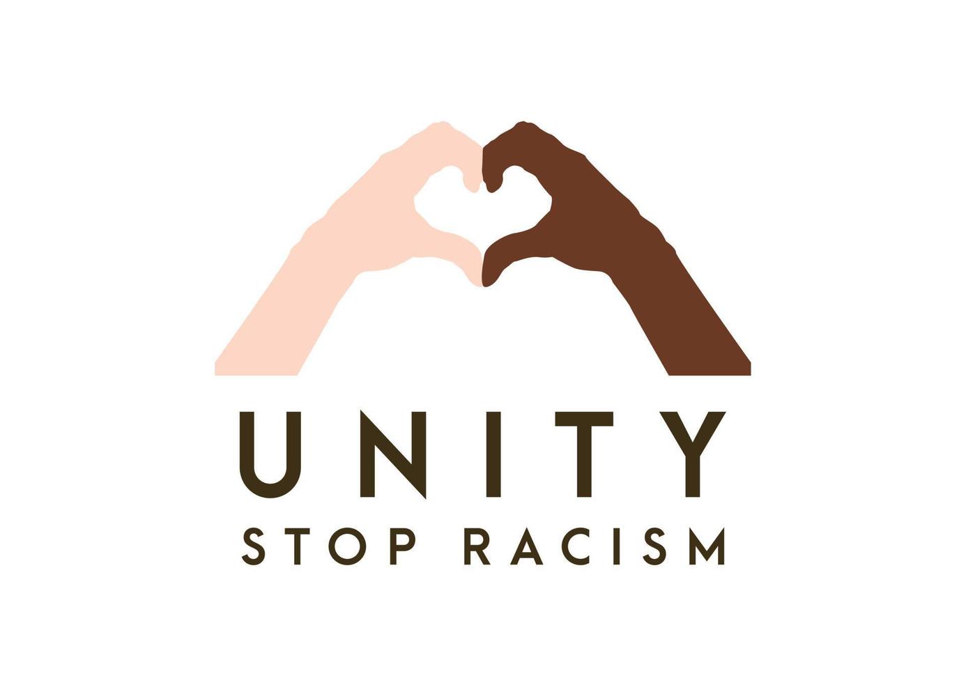 Stop racism icon vector illustration