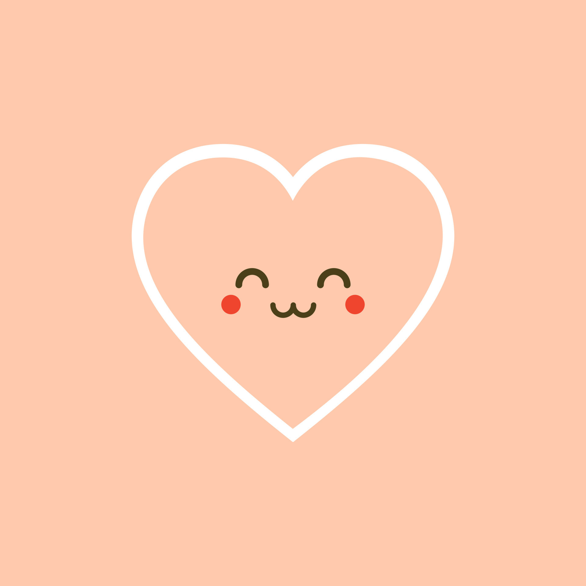Cute set of holiday Valentines day funny cartoon character of emoji hearts.  Vector illustration of cute and kawaii heart. Art design for Valentine's  Day greetings and card, web, banner, love symbol 7644486