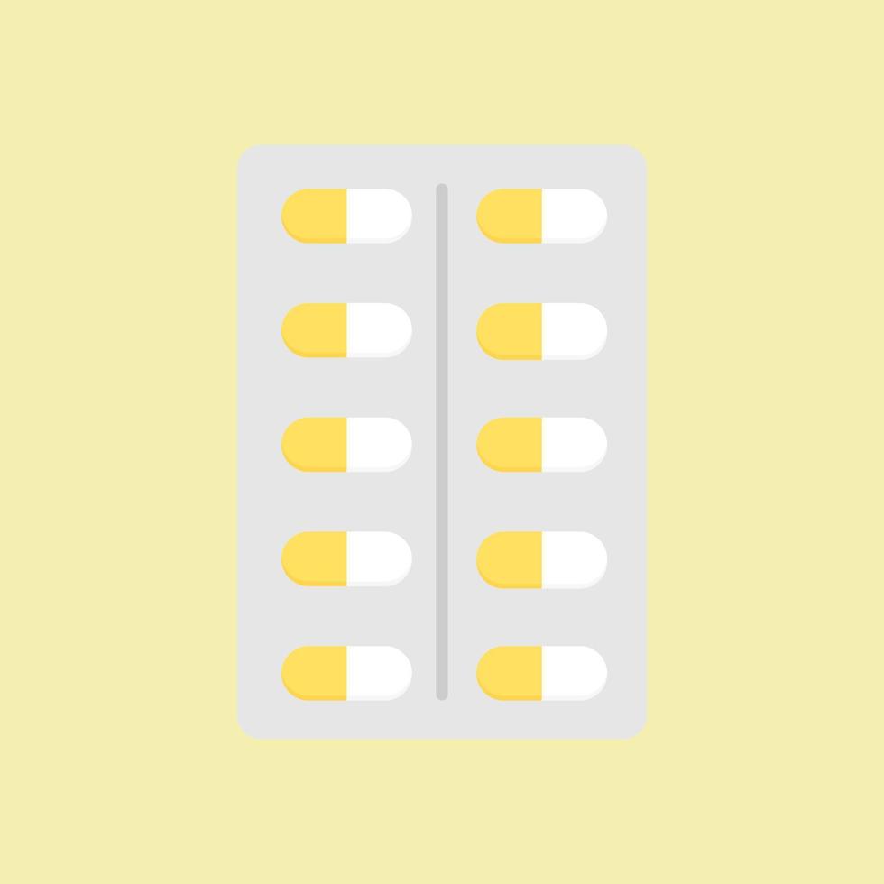 packaging for drugs painkillers, antibiotics, vitamins and aspirin tablets. Set of white blisters realistic icons with capsules. Vector illustrations of pack isolated on background