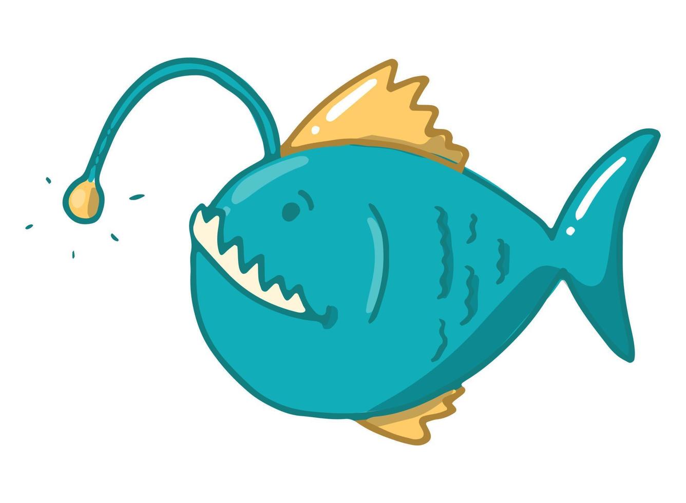 angler fish clipart image