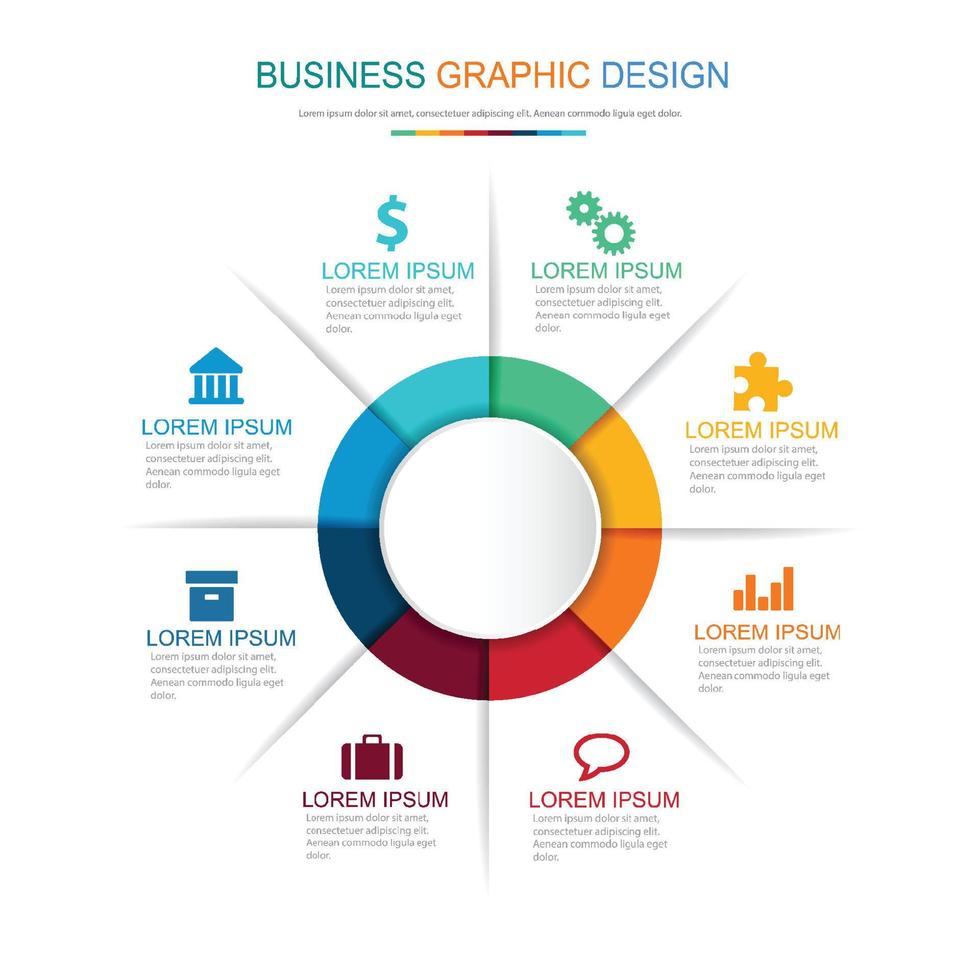 infographic flat vector design element  illustration for web banner or presentation used