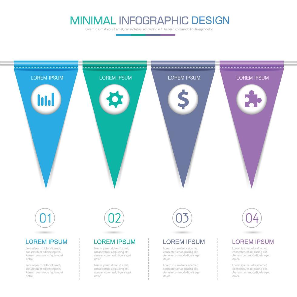 Infographic Elements with business icon on full color background  process or steps and options workflow diagrams,vector design element eps10 illustration vector