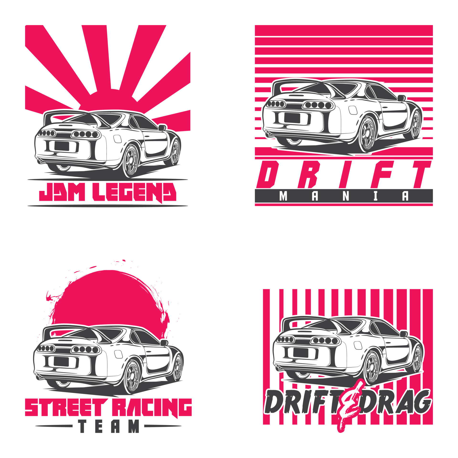 japanese classic jdm car logo 7645264 Vector Art at Vecteezy