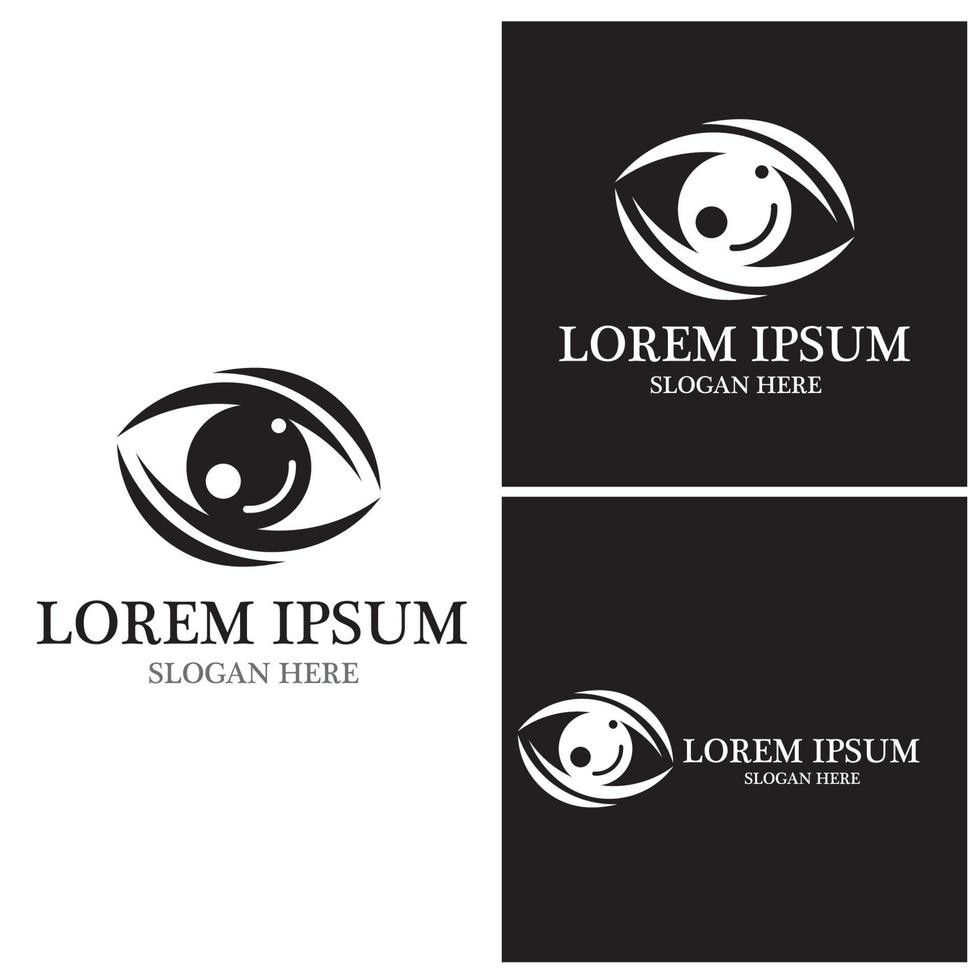 Eye Care vector logo design