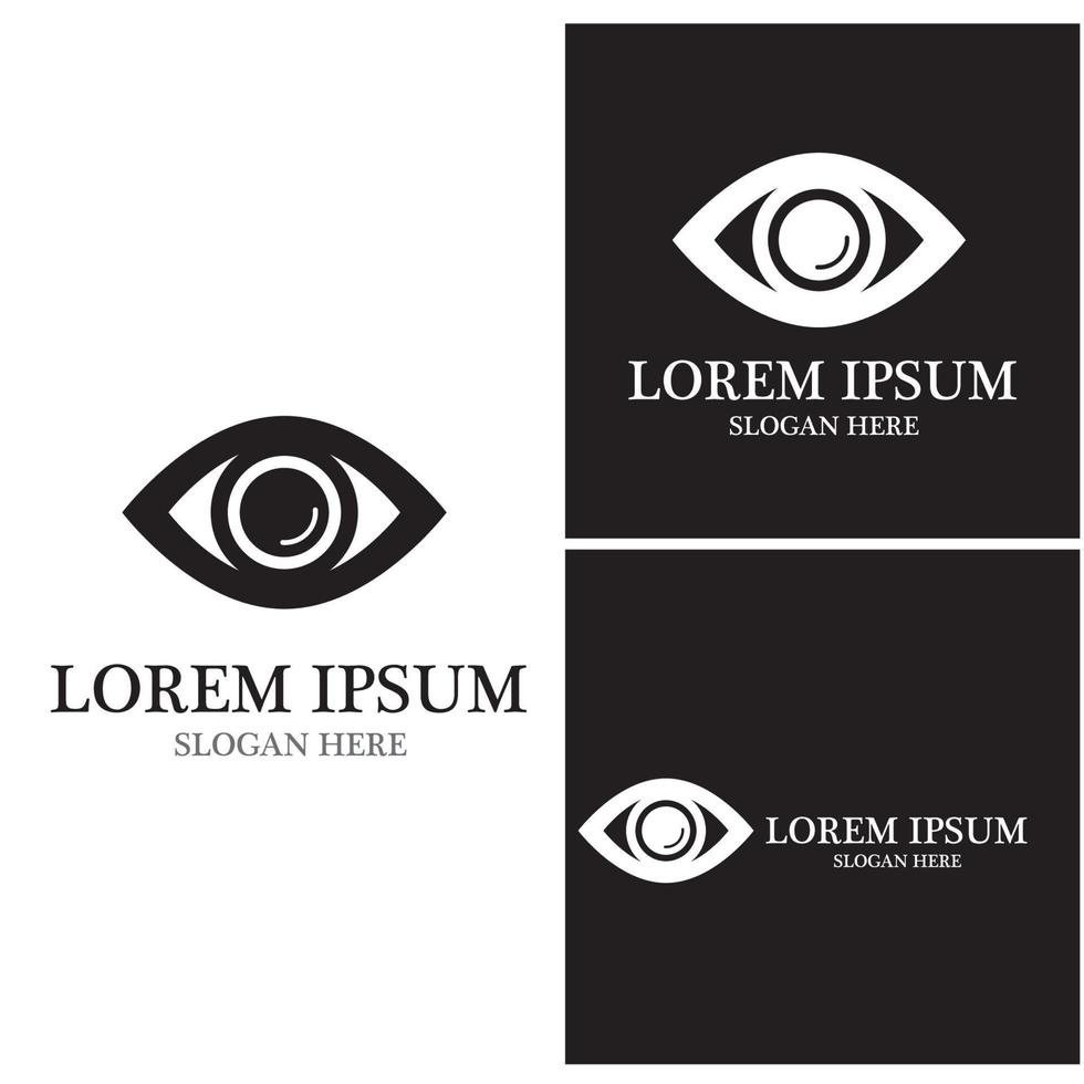 Eye Care vector logo design