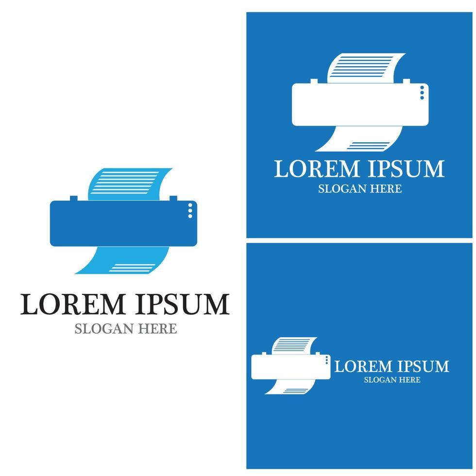 Document logo vector template illustration