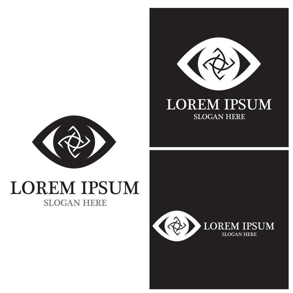 Eye Care vector logo design