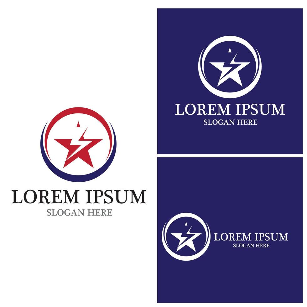 Star icon Template vector