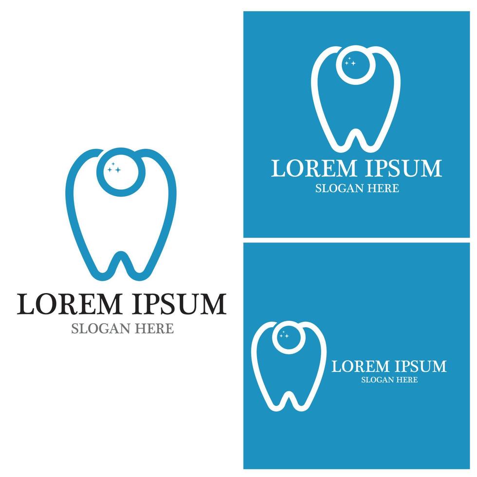 Dental logo Template vector illustration