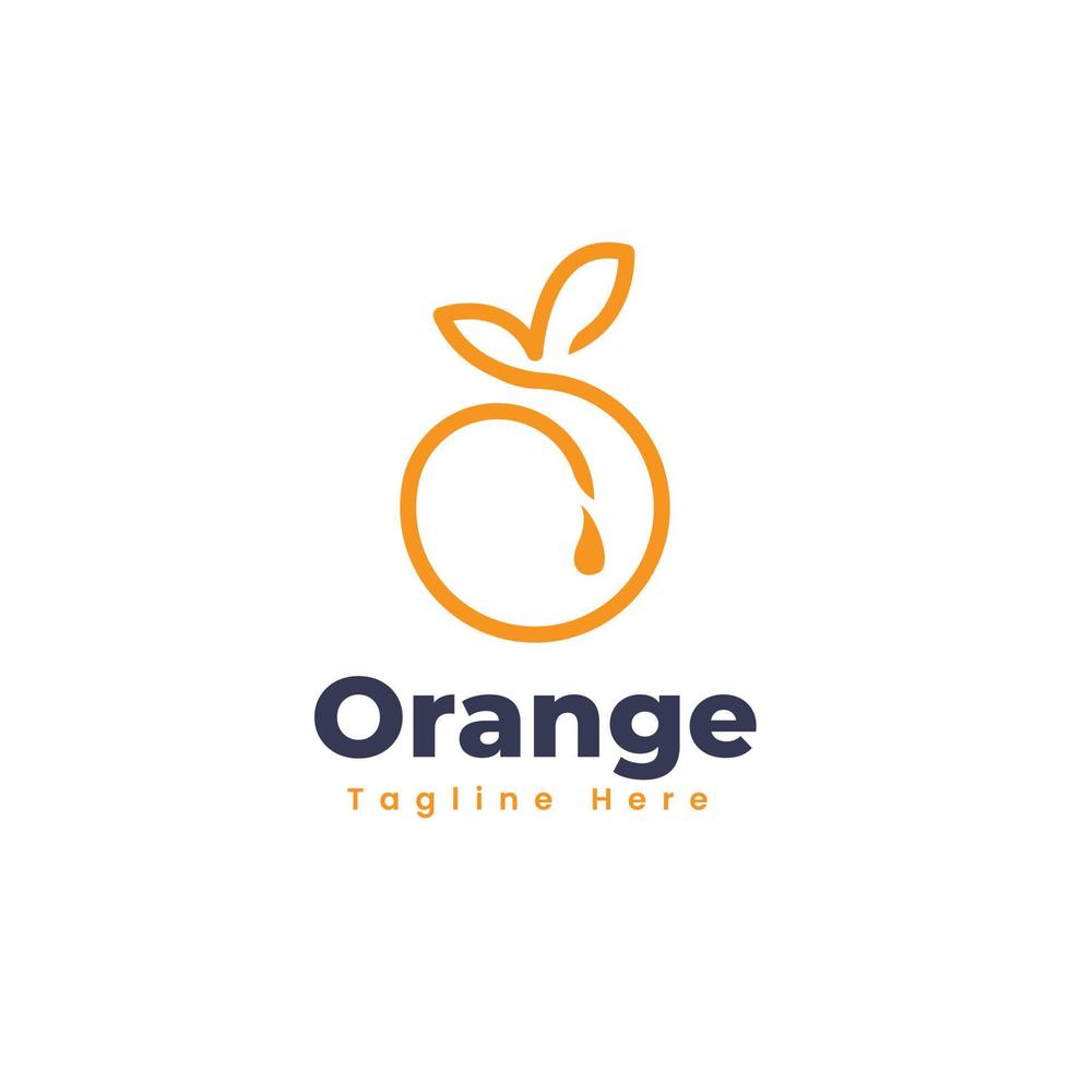 Fresh Orange Logo Template vector