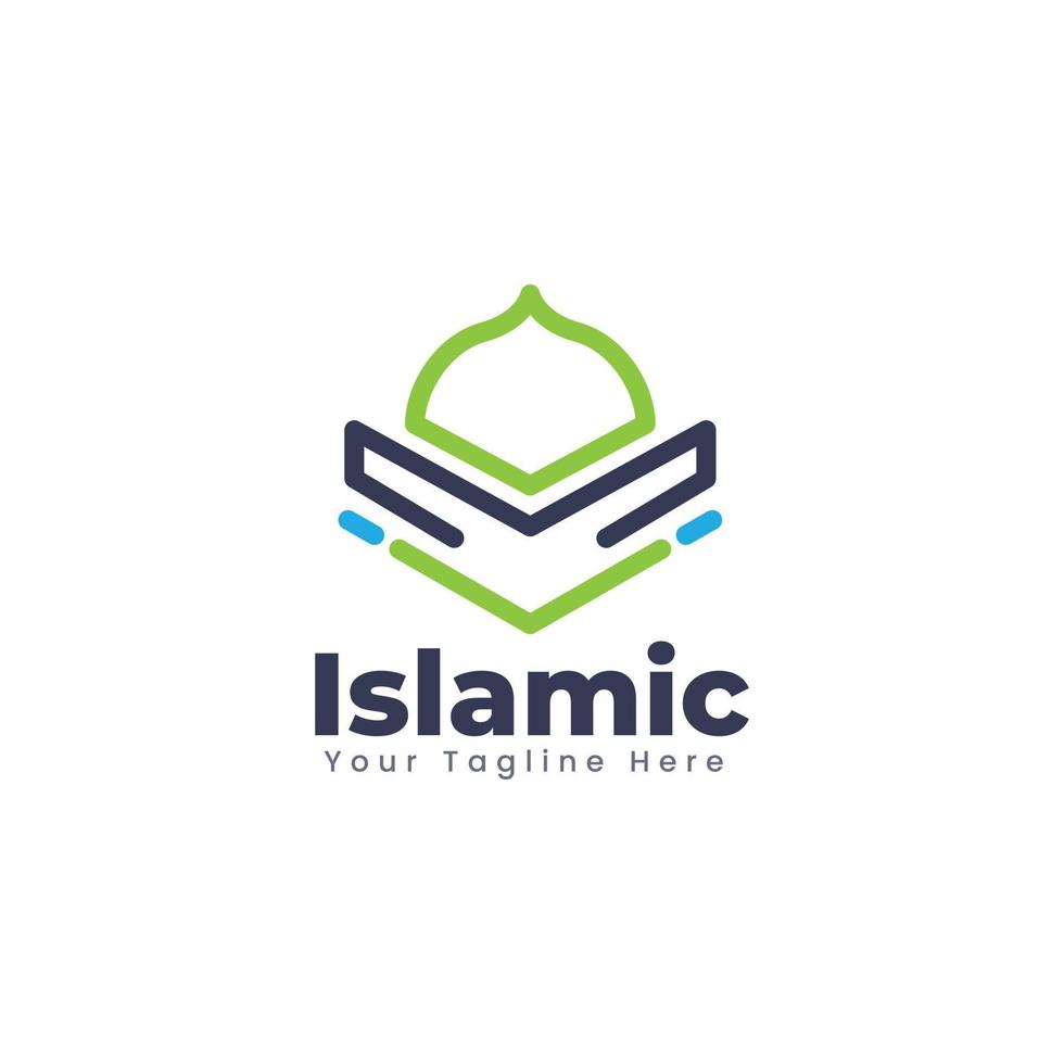 Islamic Mosque Logo Template vector