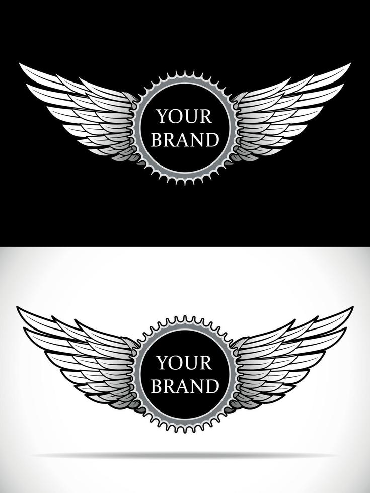 logotipo para una marca de automóvil o vehículo o para una mascota vector