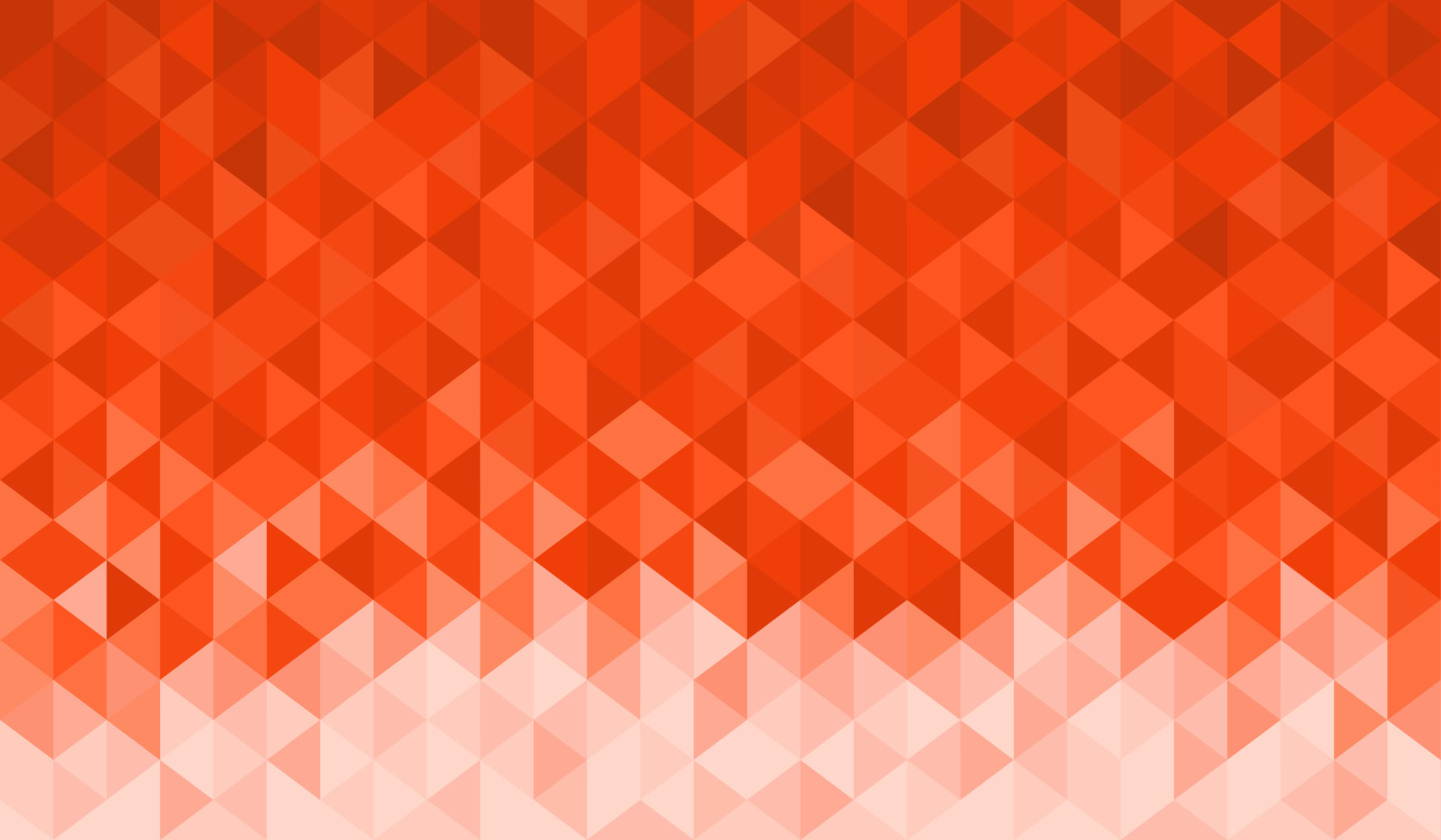 Abstract pattern of geometric shapes. Orange gradient mosaic background