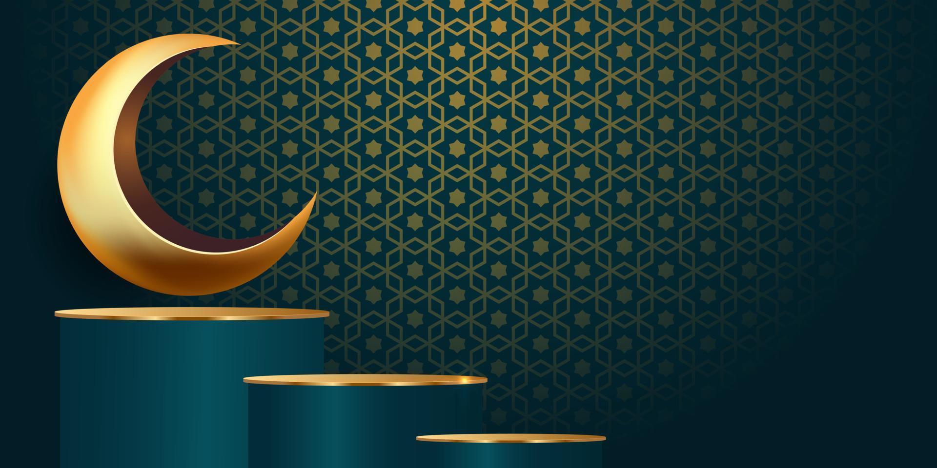 ramadan kareem banner background design illustration vector