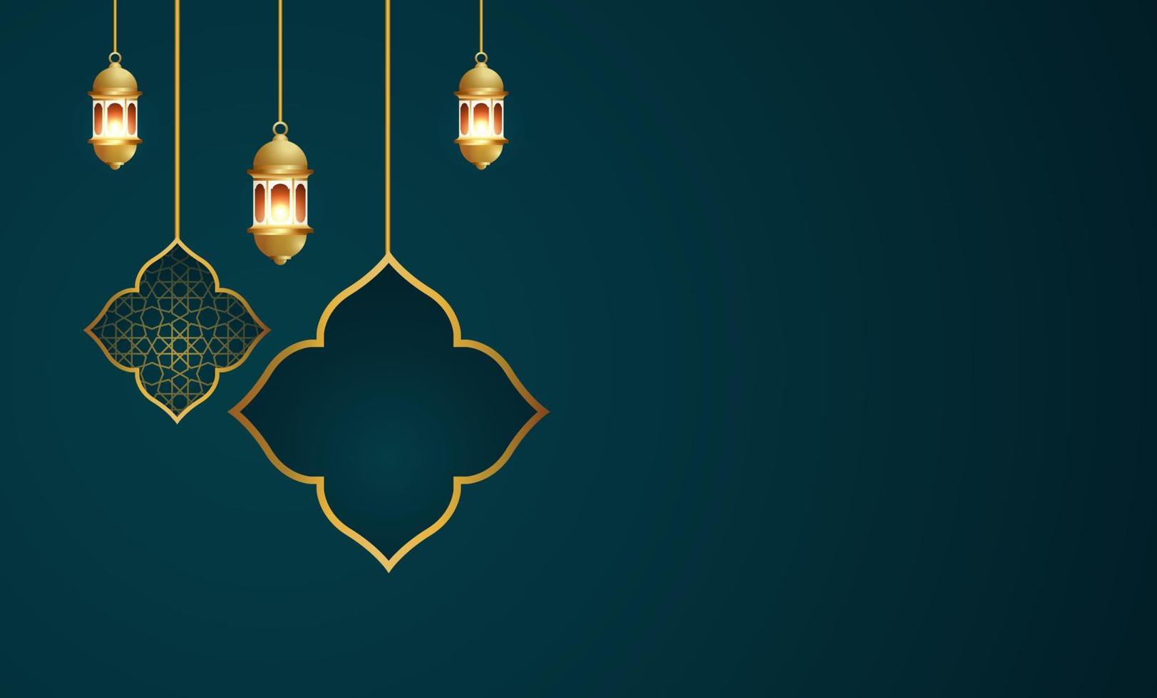 ramadan kareem banner background design illustration vector