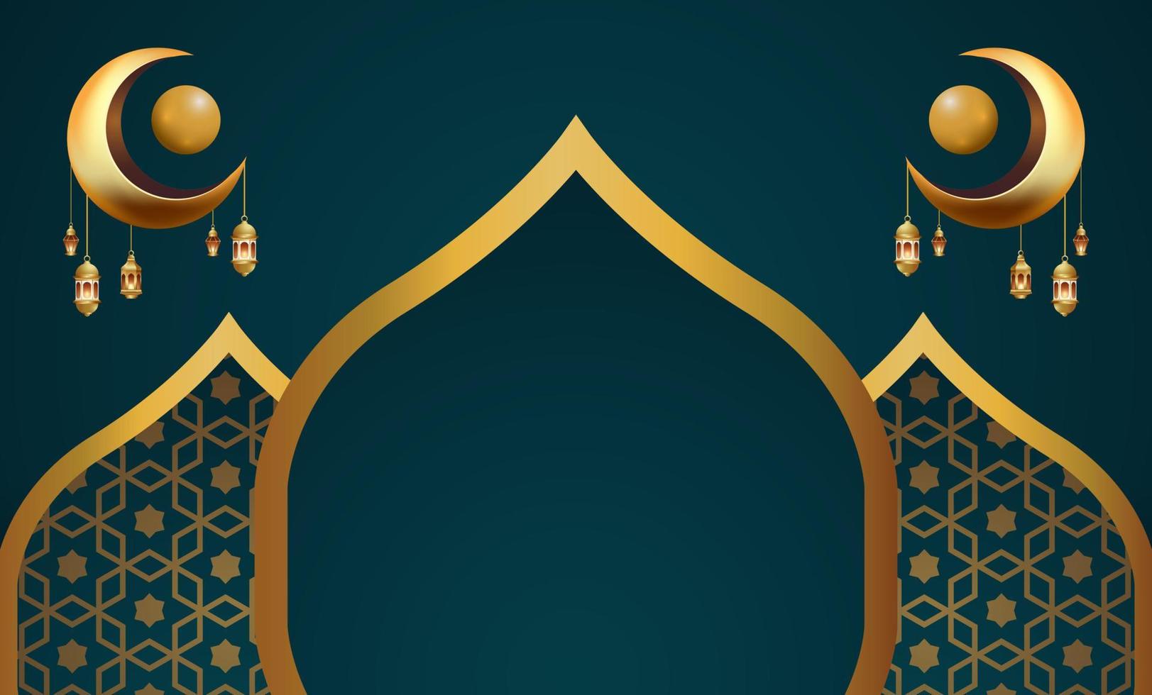 ramadan kareem banner background design illustration vector