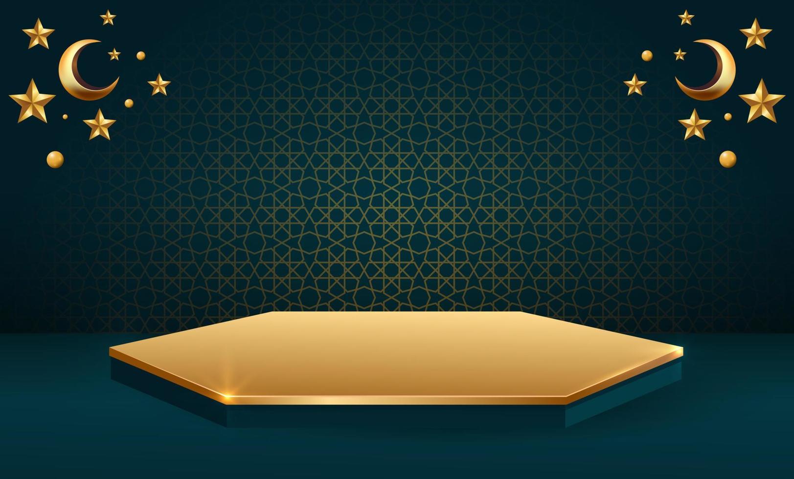 ramadan kareem banner background design illustration vector