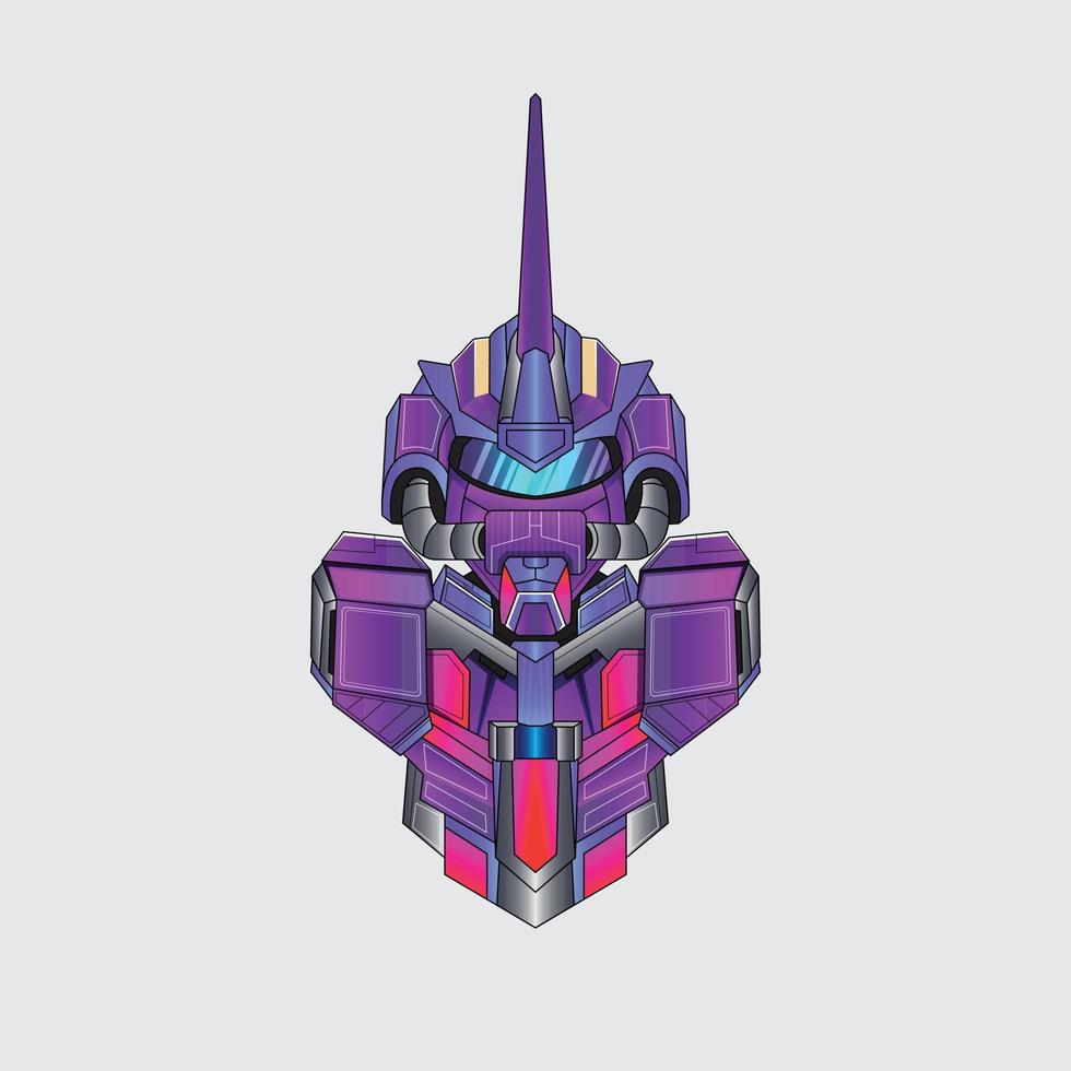 machine War Robot technology illustration vector