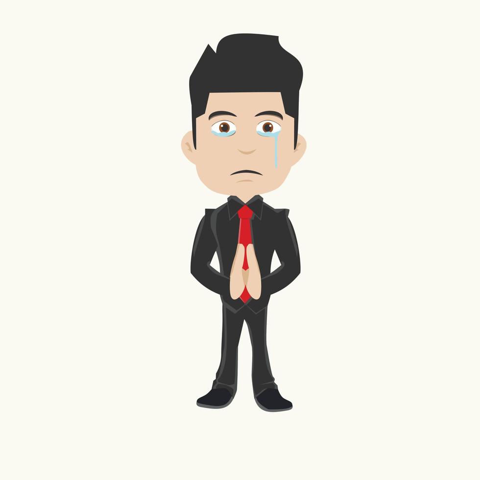 Illustration character Professional lawyers Judicial workers, law cartoon emotions vector